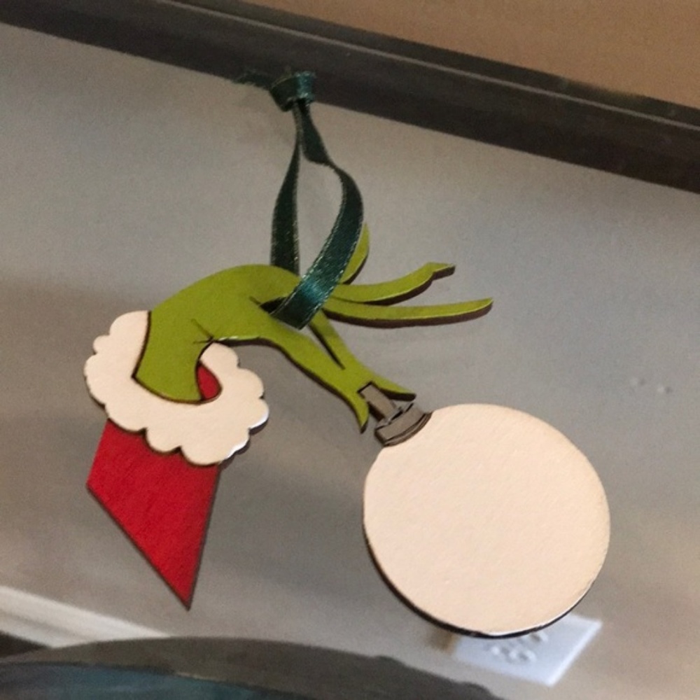 1 Grinch Christmas Handmade Ornament - Picture 5 of 7